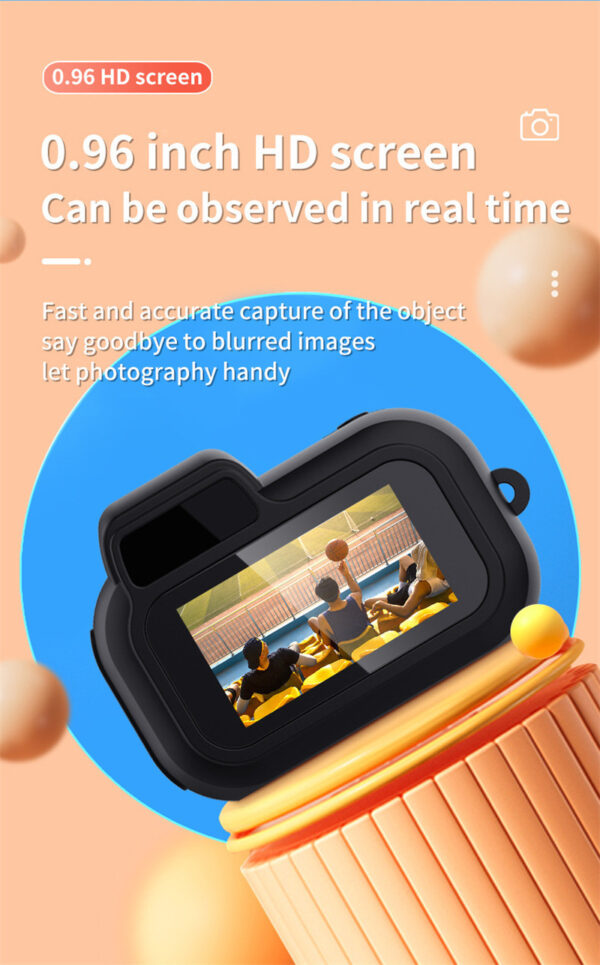 Retro Mini Camera With Screen Indoor Home Outdoor 1080p HD Portable Very Small Camera Video Support Holiday Gifts - Image 4