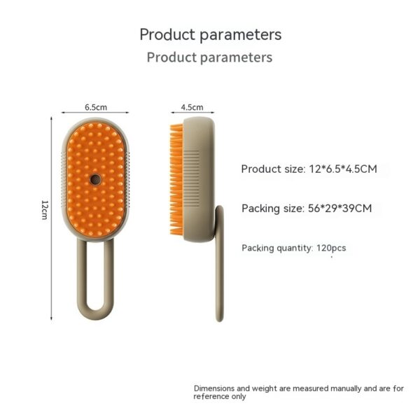 Cat Steam Brush Steamy Dog Brush 3 In 1 Electric Spray Cat Hair Brushes For Massage Pet Grooming Comb Hair Removal Combs Pet Products - Image 3
