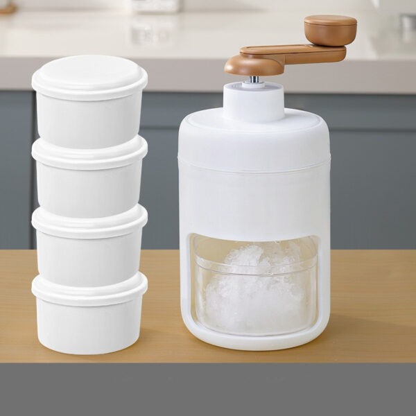 Kitchen Hand Block Shaving Machine Household Small Ice Maker Slush Machine Ice Breaking Artifact Soft Ice Ice Crusher Stall - Image 3