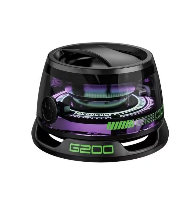 Portable Bluetooth Speaker G200 RGB Lighting Speaker BT5.3 Mini Sound Box 7 Hours Playback Magnetic Phone Holder - Image 9
