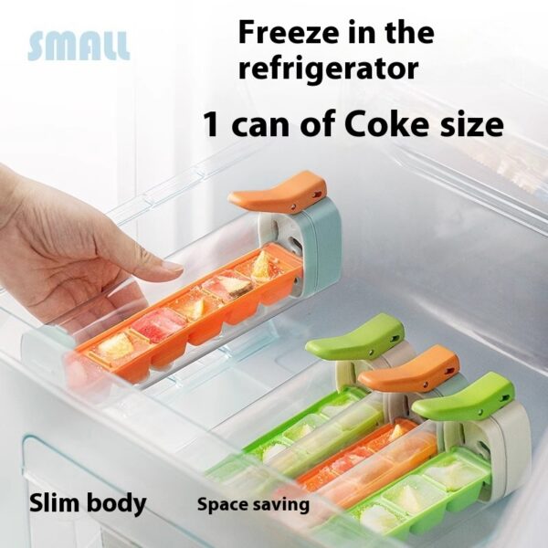 Ice Cube Mold Household Ice Maker Food Grade Press Ice Tray Ice Cube Maker Ice Tray Mold With Storage Box Kitchen Gadget - Image 8