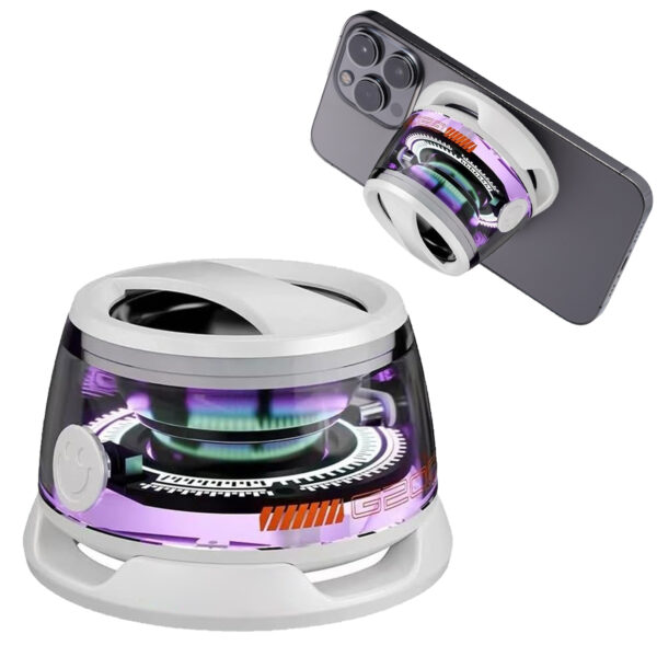 Portable Bluetooth Speaker G200 RGB Lighting Speaker BT5.3 Mini Sound Box 7 Hours Playback Magnetic Phone Holder - Image 5