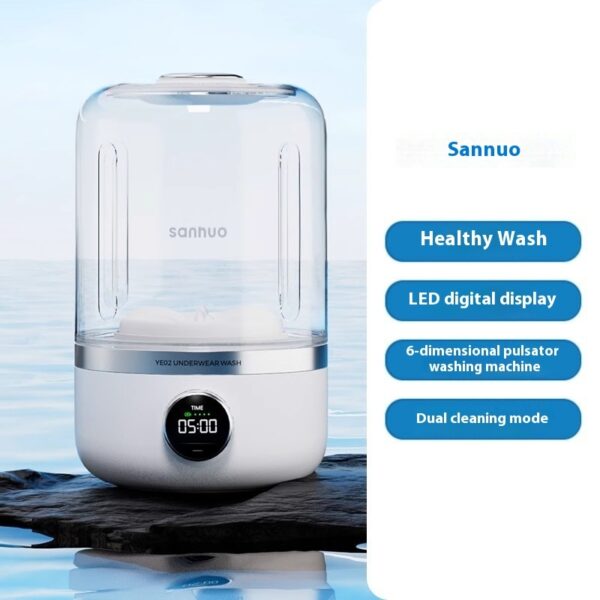 Mini Rechargeable Washing Machine Underwear Travel Portable - Image 5