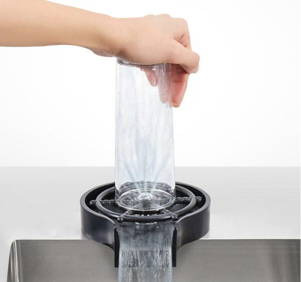 High Pressure Stainless Steel Glass Washer in use